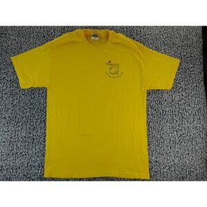 Mens Yellow The Macsters Tournament 2012 Fifth Annual Anderson Island WA T Shirt
